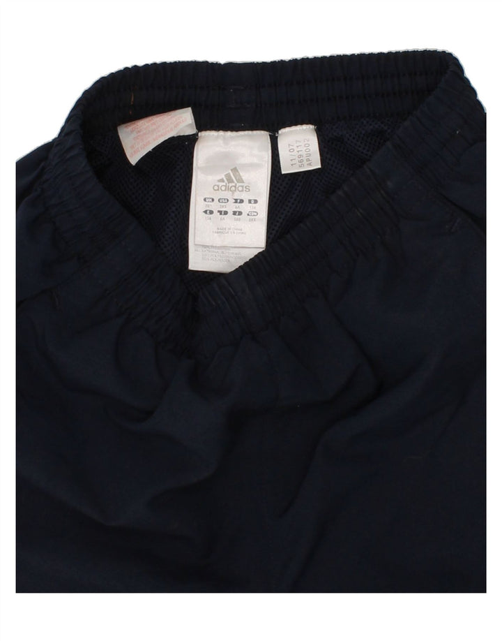 ADIDAS Boys Sport Shorts 5-6 Years Navy Blue Polyester Vintage Adidas and Second-Hand Adidas from Messina Hembry 