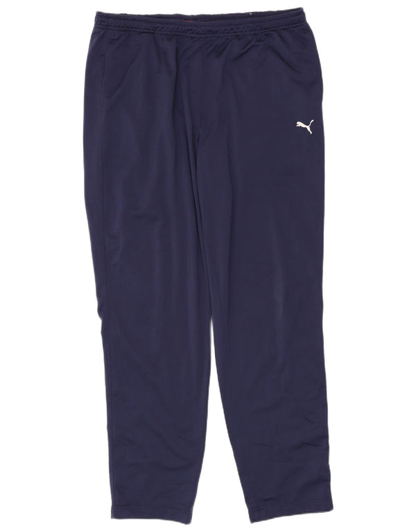 Pantaloni da tuta da uomo Puma 2XL poliestere blu navy