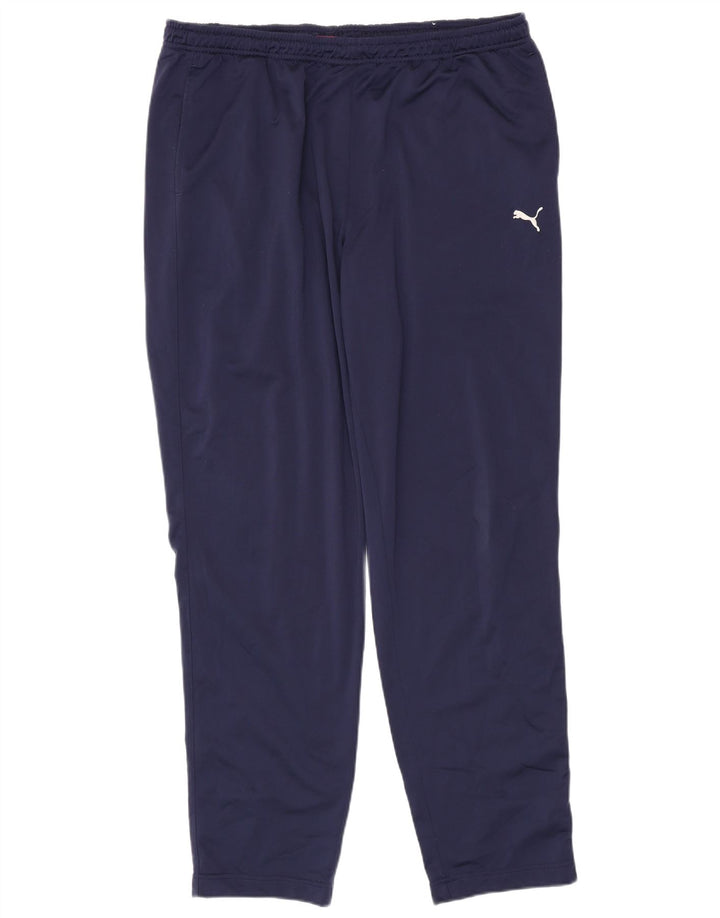 Pantaloni da tuta da uomo Puma 2XL poliestere blu navy