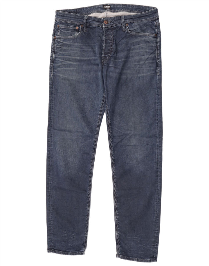 Jeans slim da uomo Jack & Jones W36 L34 cotone blu