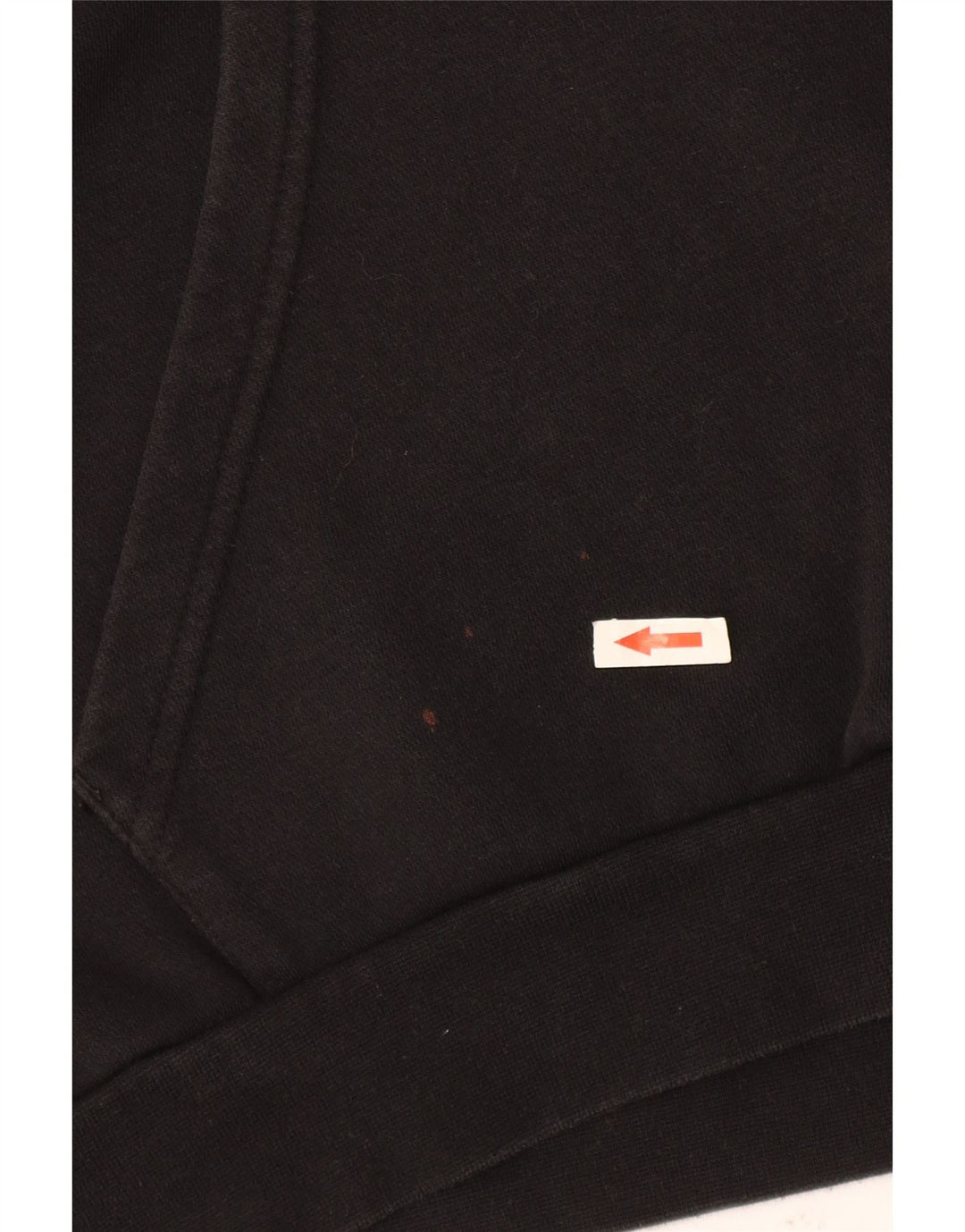 Felpa con cappuccio da uomo Adidas media in cotone nero