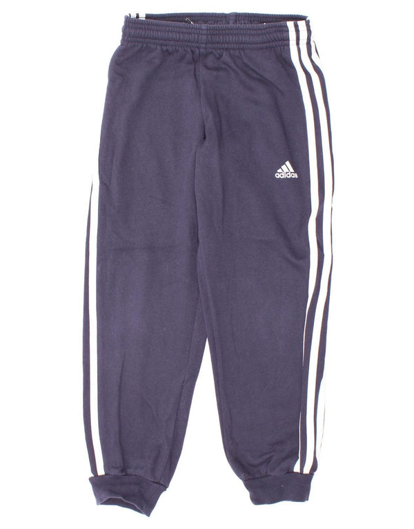 Pantaloni della tuta da ragazzo Adidas Joggers 6-7 anni in cotone blu navy