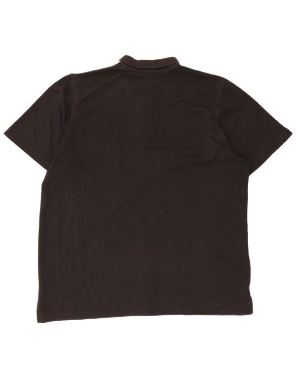 Polo Adidas da uomo XL in cotone nero