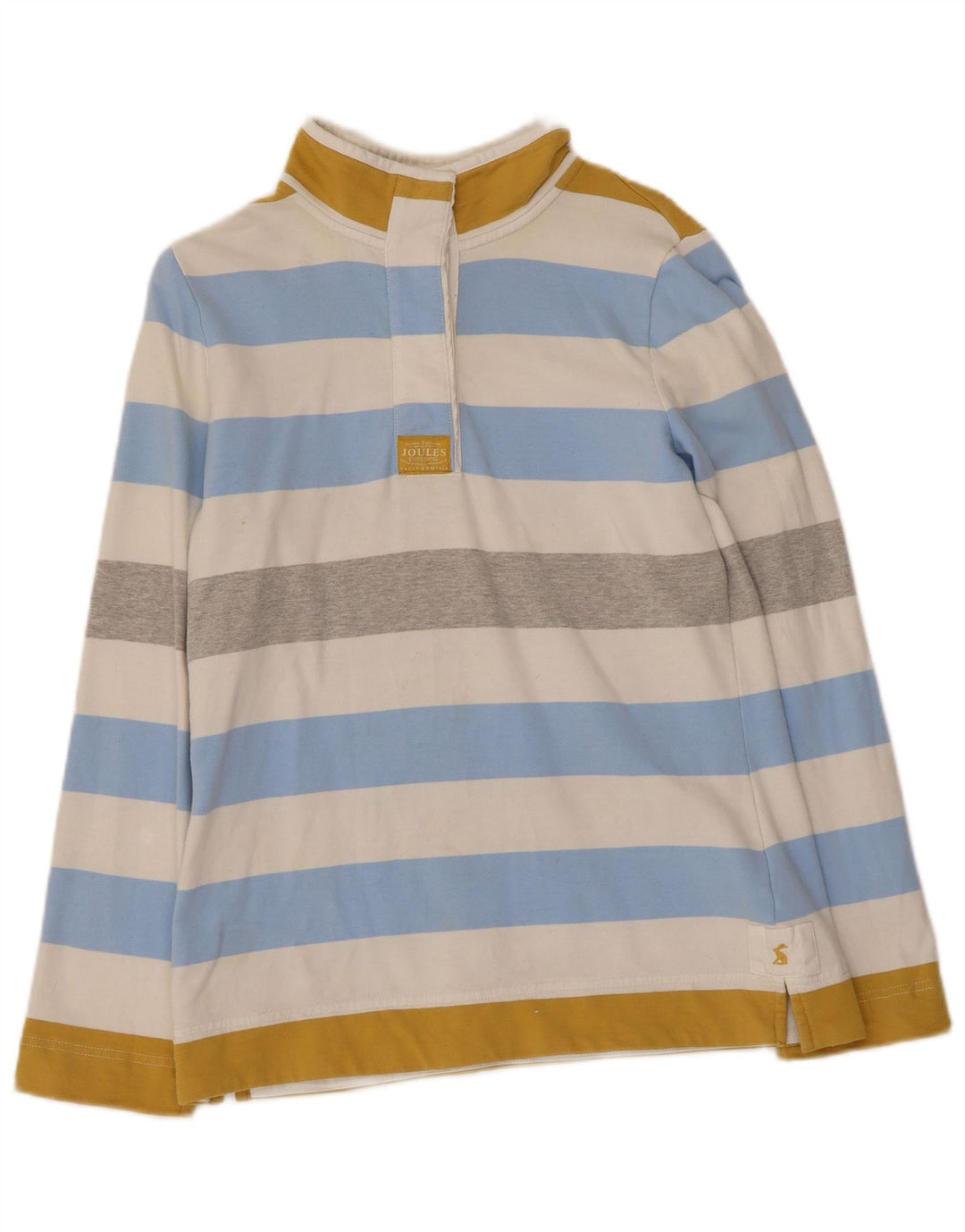 JOULES Womens Sweatshirt Jumper UK 12 Medium Multicoloured Striped