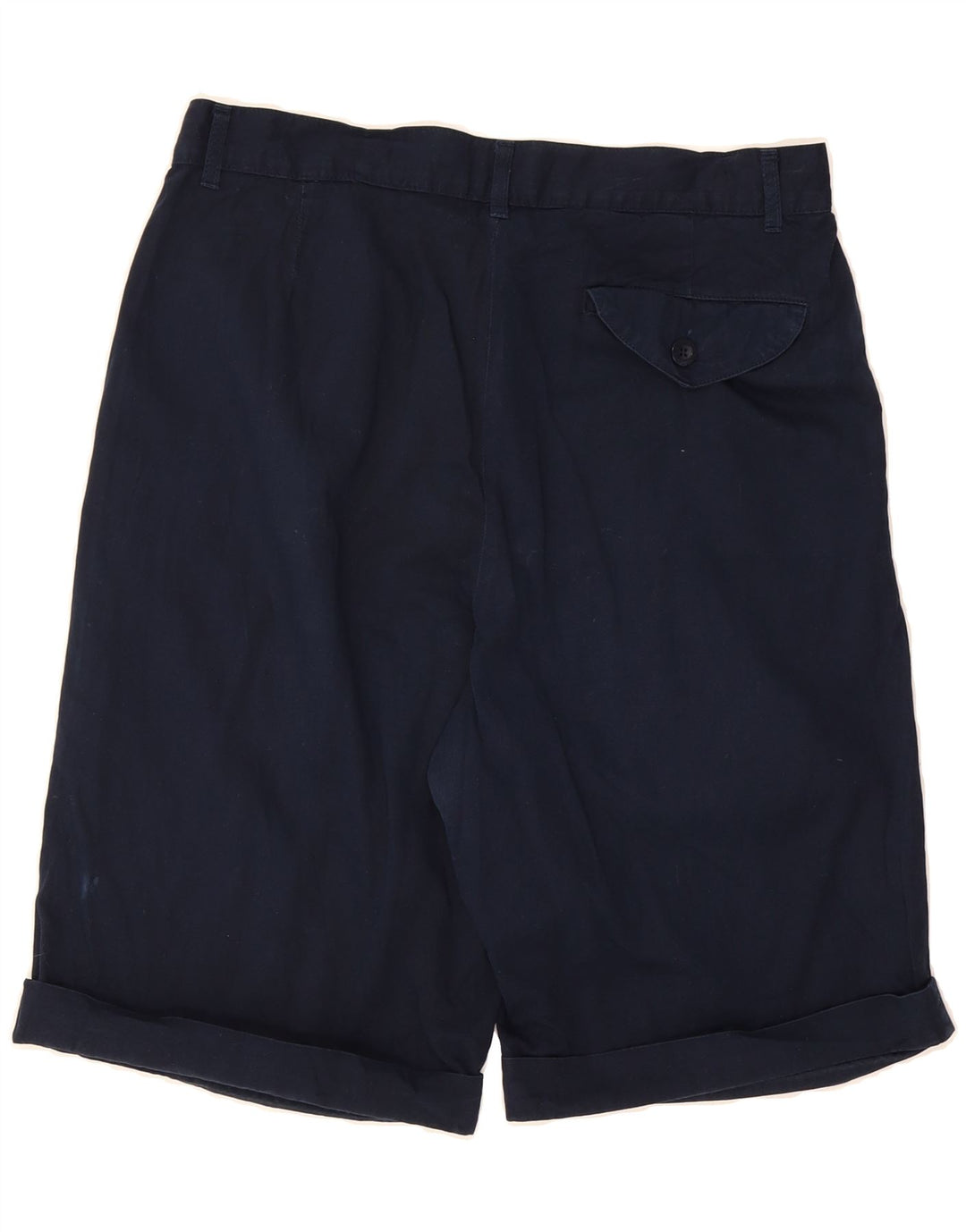 BENETTON Mens Pegged Chino Shorts IT 48 Medium W32  Navy Blue Cotton Vintage Benetton and Second-Hand Benetton from Messina Hembry 