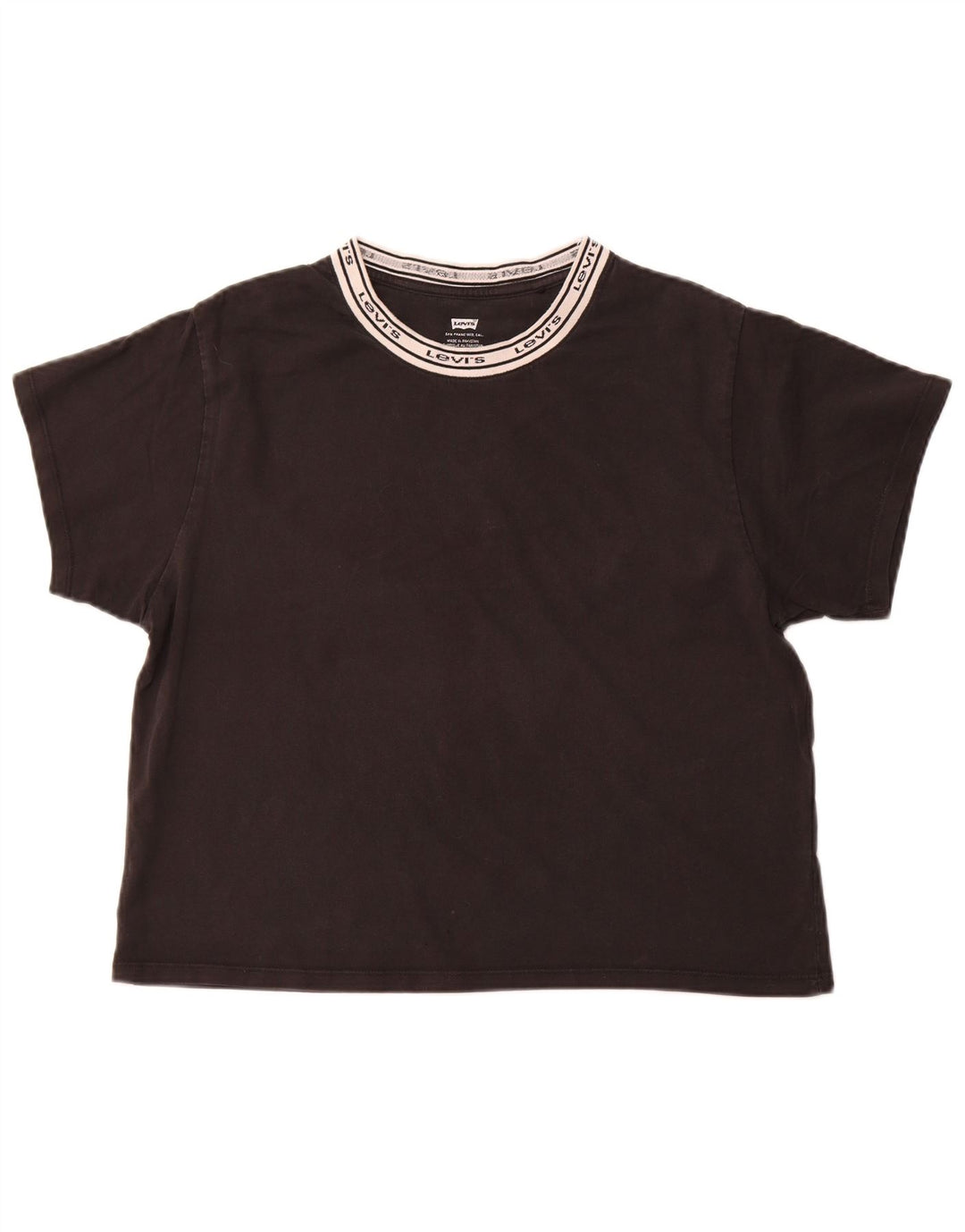 T-shirt grafica da donna LEVI'S UK 14 media nera