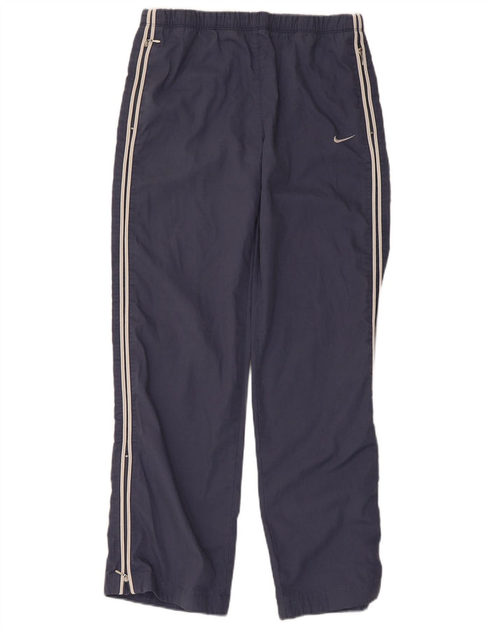 Pantaloni da tuta da donna NIKE UK 6/8 XS poliestere blu navy