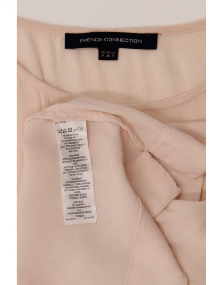 Camicetta da donna French Connection Top UK 8 piccola viscosa floreale rosa