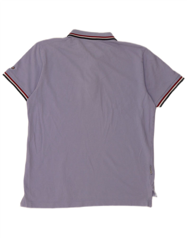 Polo Uomo Lambretta in cotone Blu Medio