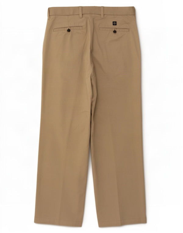 Pantaloni chino con pegging da uomo Marks & Spencer W32 L29 cotone beige