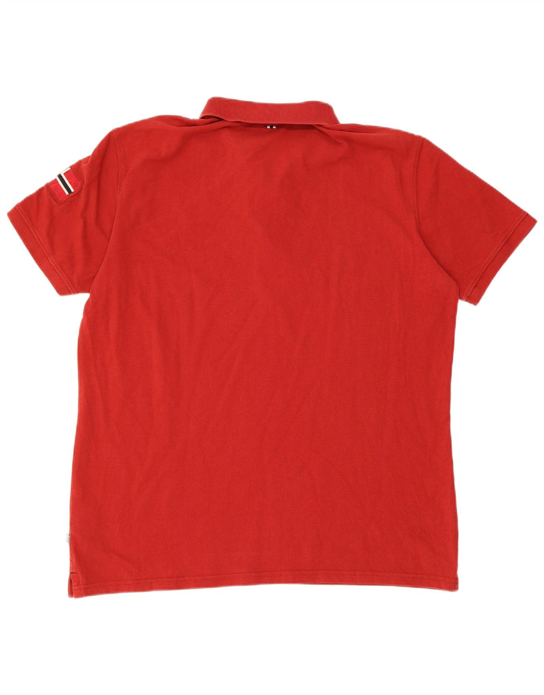 Polo da uomo NAPAPIJRI 2XL in cotone rosso