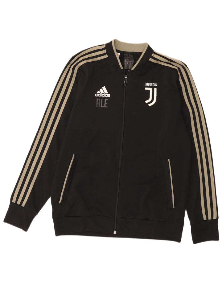 Giacca ADIDAS da ragazzo Juventus Graphic Tracksuit 13-14 anni Nera