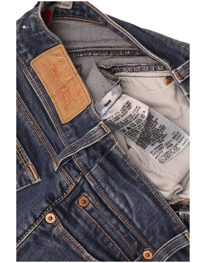 Jeans dritti Levi's 470 da donna W28 L34 cotone blu
