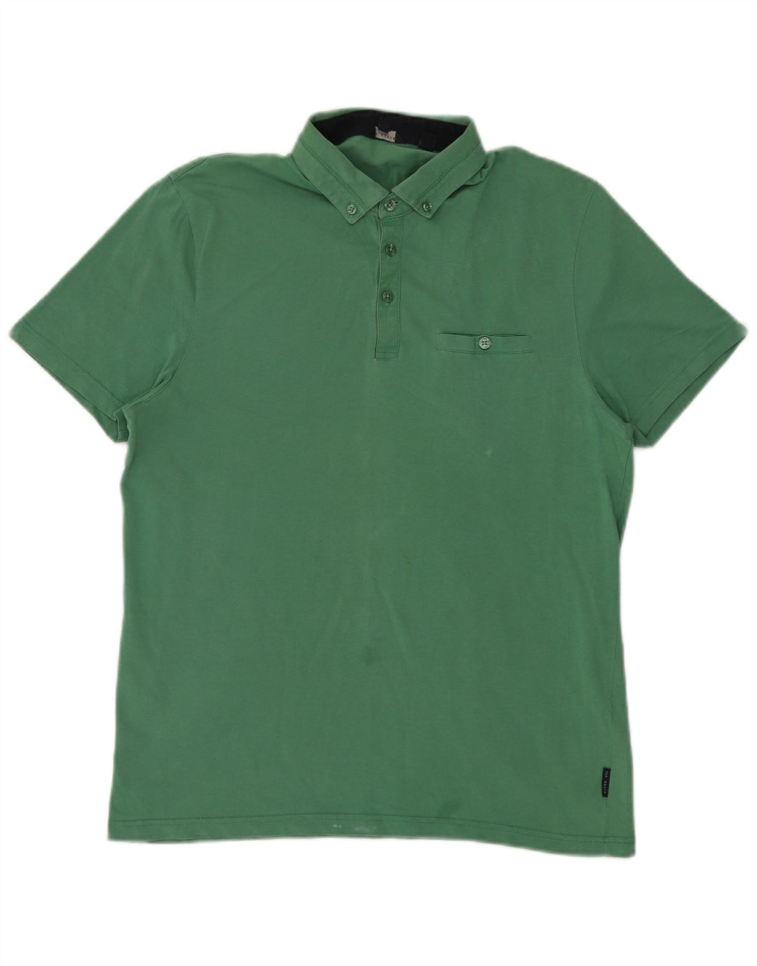 Polo da uomo Ted Baker taglia 4 grande in cotone verde