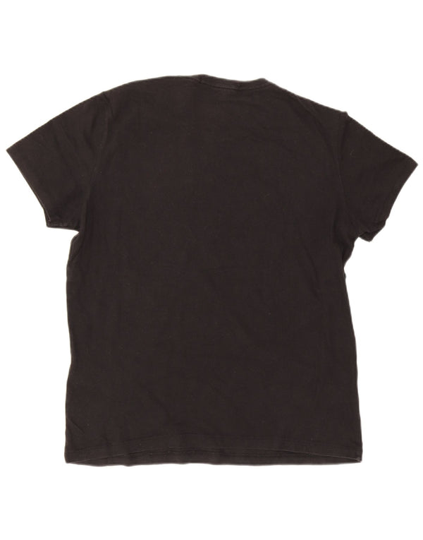 Maglietta grafica da uomo Calvin Klein Jeans Top in cotone nero medio