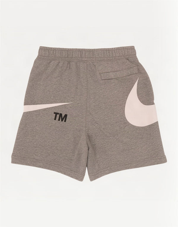 Pantaloncini sportivi Nike da uomo con grafica in cotone grigio medio