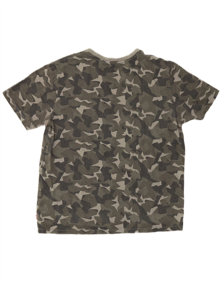 T-shirt grafica da uomo Levi's Top grande in cotone mimetico multicolore