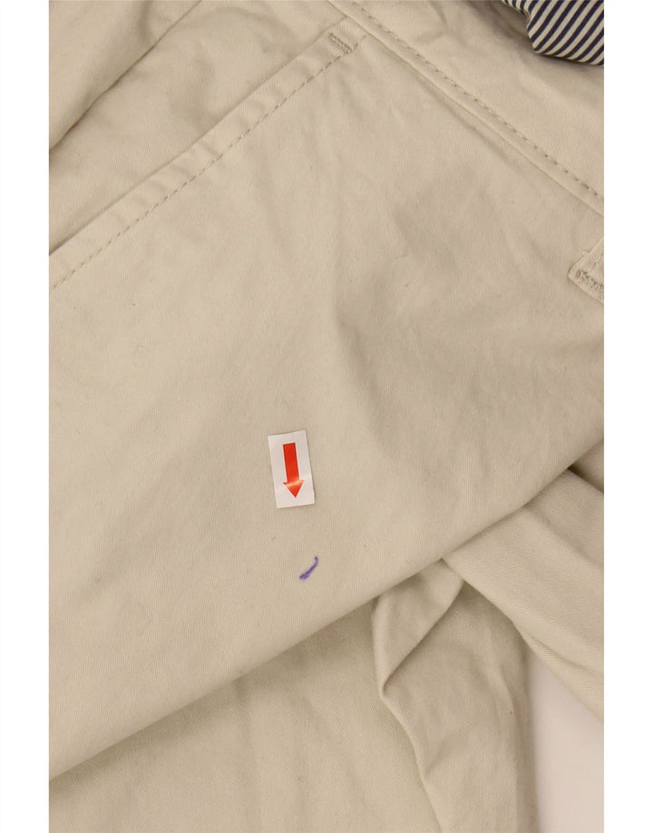Pantaloncini chino da uomo Izod Salt Water W34 Large in cotone beige