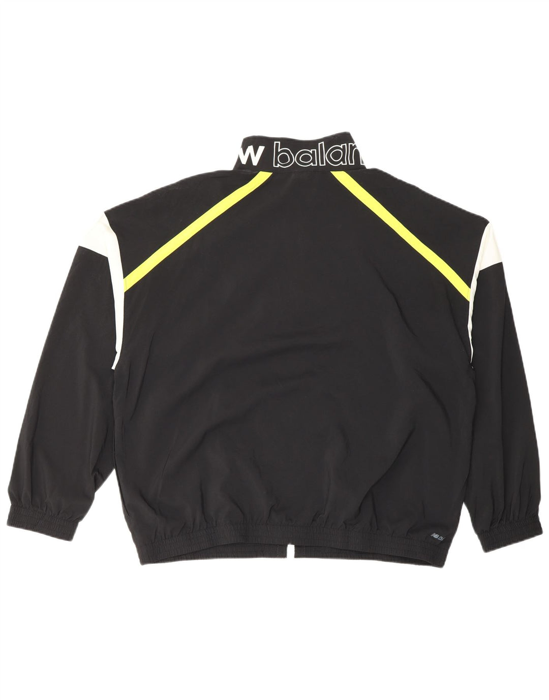 Tuta intera da uomo con grafica New Balance, poliestere color block medio nero