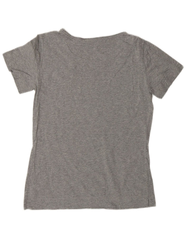 T-shirt grafica da donna CHAMPION Top UK 18 XL cotone grigio