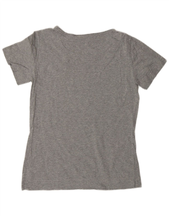 T-shirt grafica da donna CHAMPION Top UK 18 XL cotone grigio