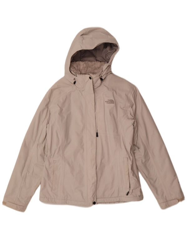 Giacca a vento con cappuccio da donna The North Face UK 16 Large Grigio Poliestere