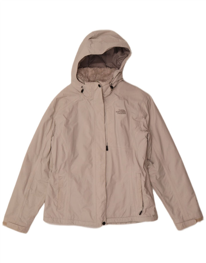 Giacca a vento con cappuccio da donna The North Face UK 16 Large Grigio Poliestere