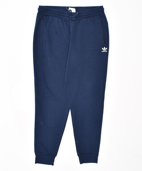 Pantaloni da tuta da uomo ADIDAS Joggers XL blu navy in cotone