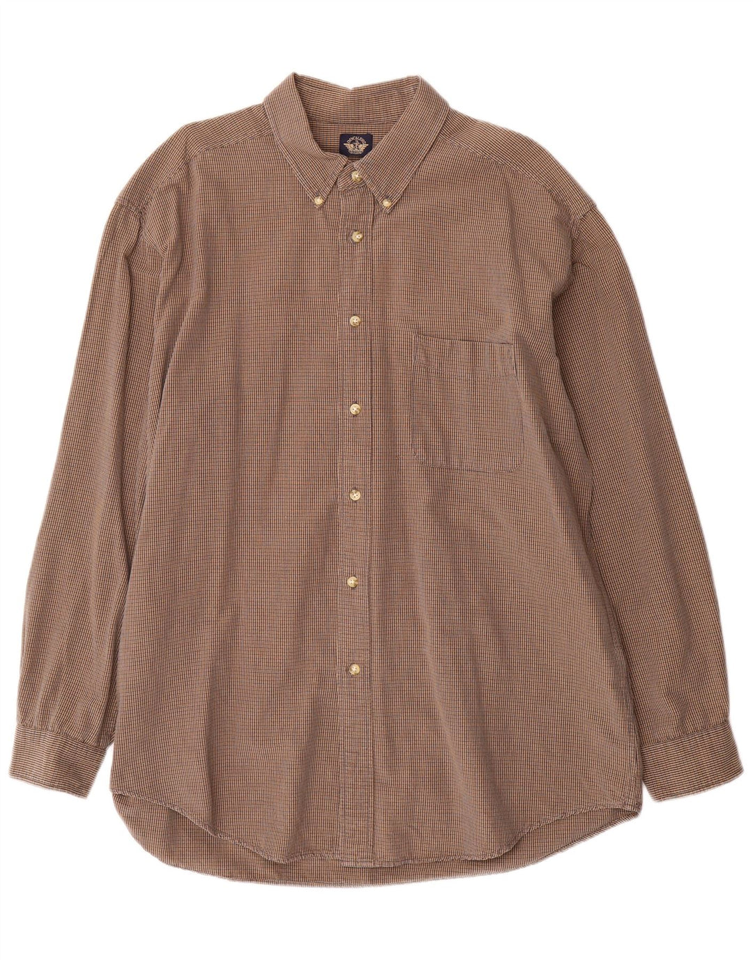 Camicia da uomo Dockers XL in cotone a quadri marrone
