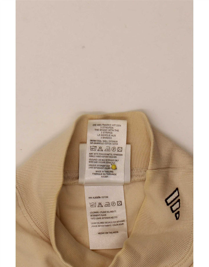 Adidas Maglia a maniche lunghe da uomo UK 38/40 Cotone beige medio