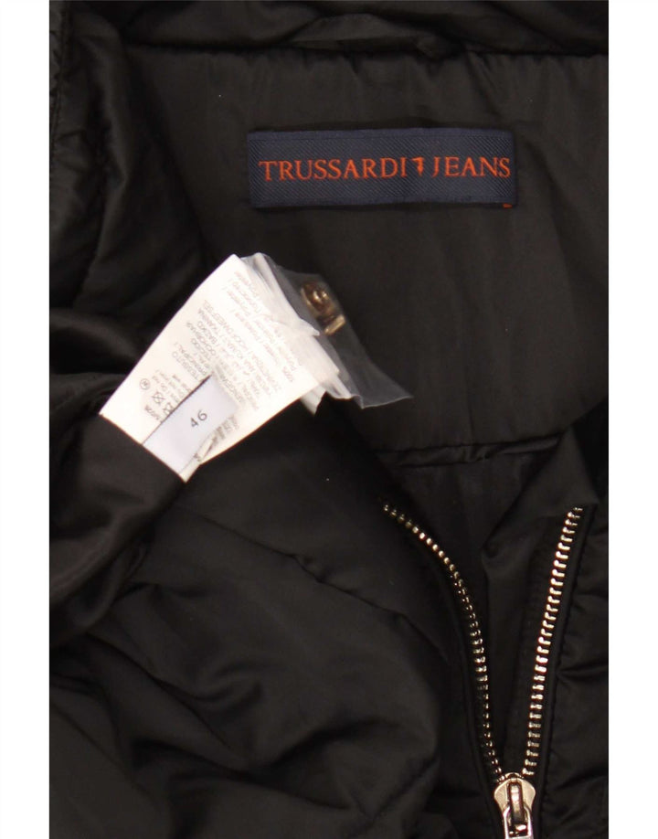 Piumino Donna Trussardi IT 46 Large Nero Poliestere