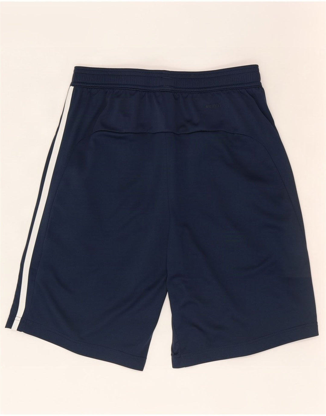 Pantaloncini sportivi da uomo Adidas piccoli in poliestere blu navy