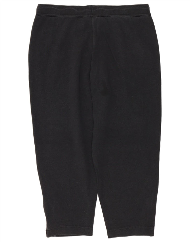 Pantaloni della tuta Nike Capri da donna UK 14 cotone medio nero