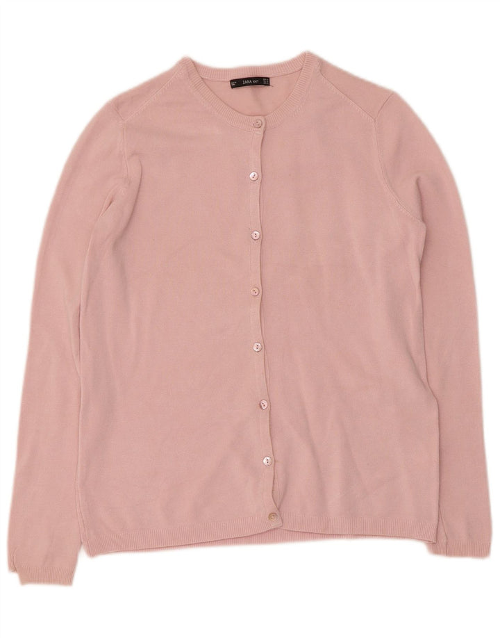 Maglione cardigan da donna Zara UK 12 Rosa medio