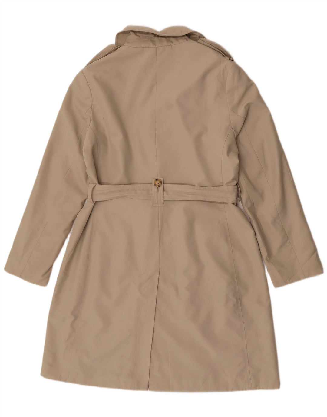 Trench da donna Marks & Spencer UK 14 grande poliestere beige