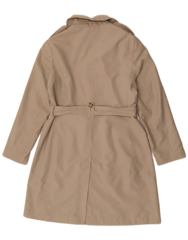 Trench da donna Marks & Spencer UK 14 grande poliestere beige