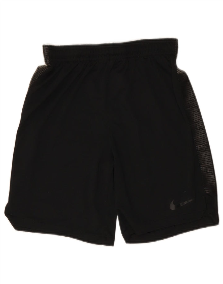 Pantaloncini sportivi NIKE da bambino Dri Fit 12-13 anni Large in poliestere nero