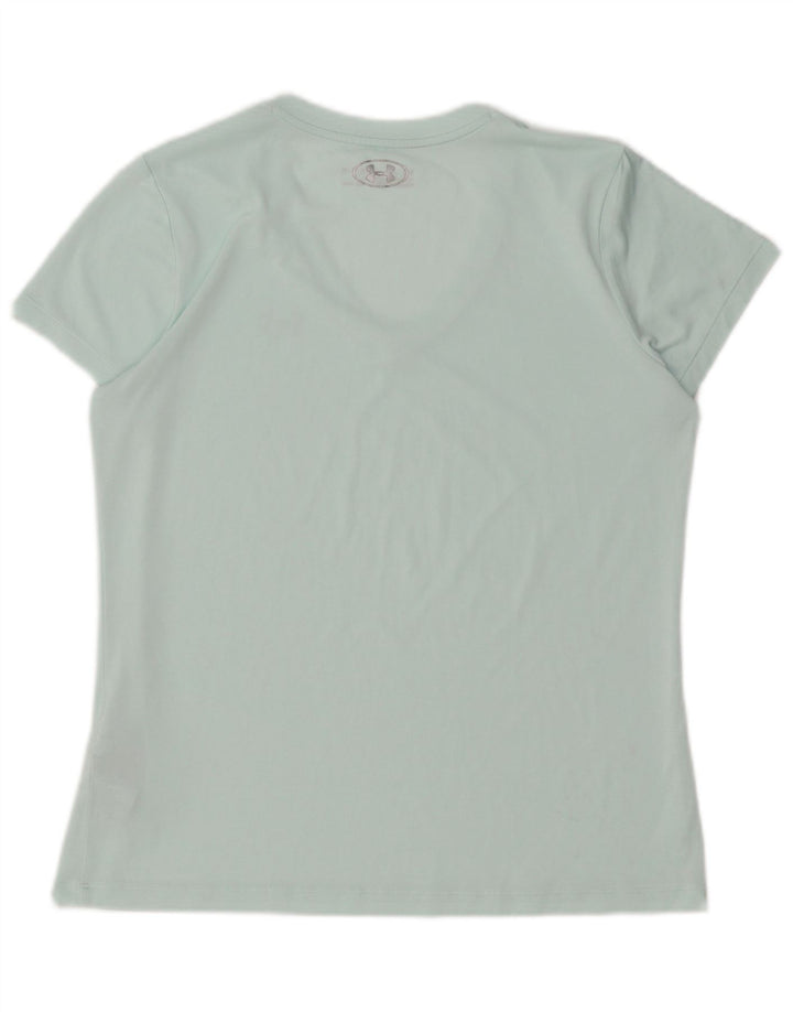 T-shirt Heat Gear da donna UNDER ARMOUR UK 14 Poliestere turchese medio