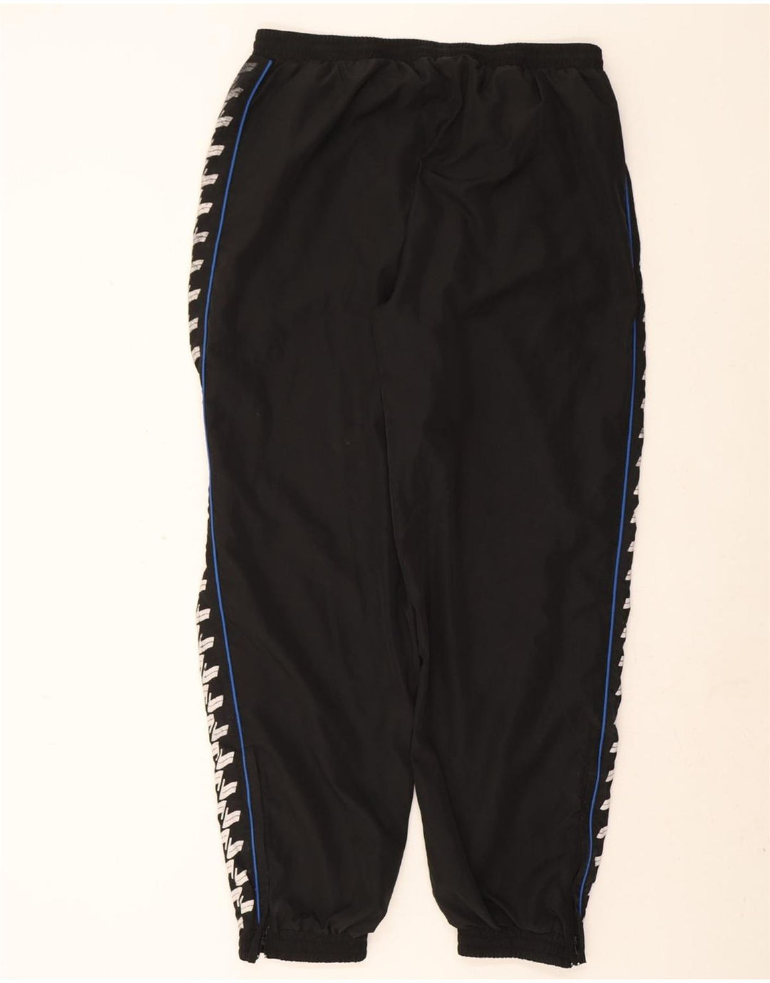 OLYMPIA Mens Tracksuit Trousers Joggers 2XL Black Polyester Vintage Olympia and Second-Hand Olympia from Messina Hembry 