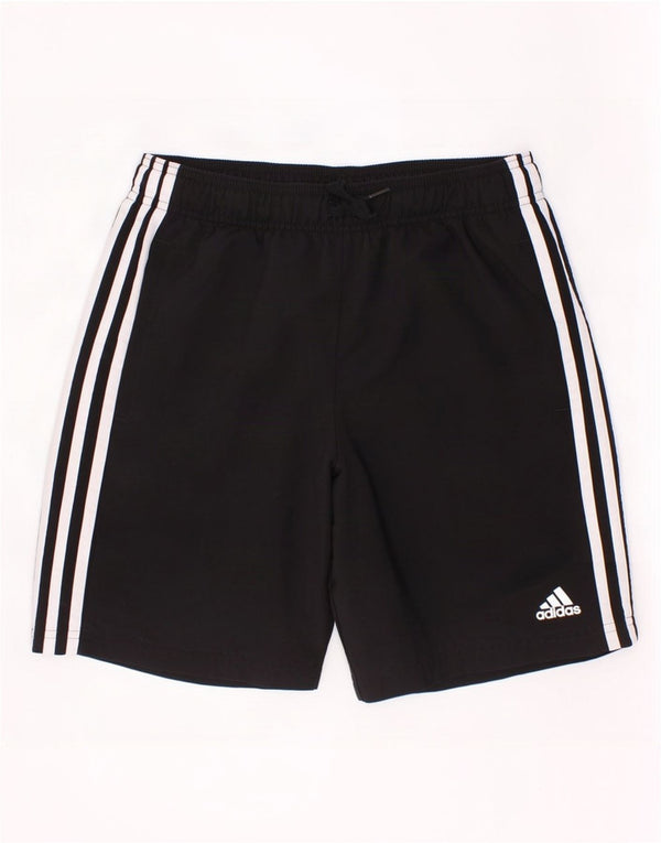 Pantaloncini sportivi Adidas Aeroready da ragazzo 11-12 anni in poliestere nero