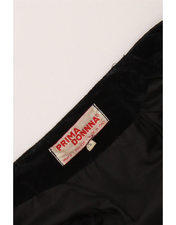 Giacca blazer doppiopetto da donna Prima Donna UK 10 piccola nera