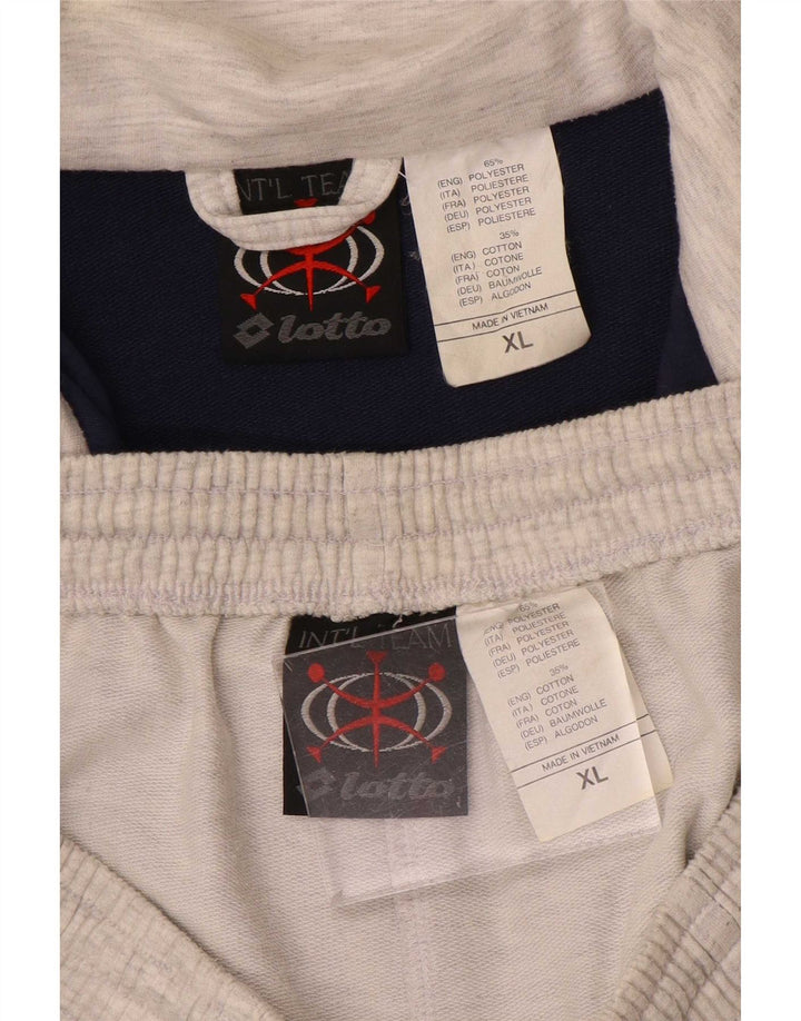 Tuta intera da uomo con grafica Lotto XL Poliestere color block grigio