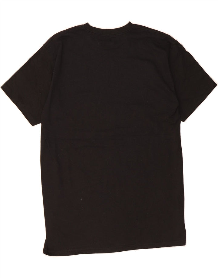 HURLEY Mens Graphic T-Shirt Top Medium Black Cotton Vintage Hurley and Second-Hand Hurley from Messina Hembry 