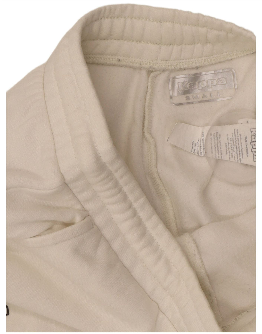 Pantaloni da tuta da uomo KAPPA Joggers piccoli in cotone bianco