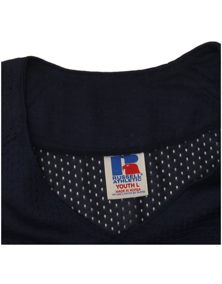 Maglia da ragazzo RUSSELL ATHLETIC 13-14 anni Large Blu Navy