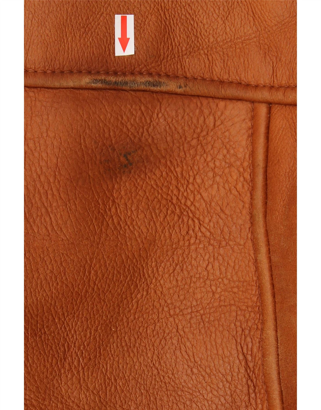 Giacca in shearling vintage da uomo IT 56 3XL Shearling marrone