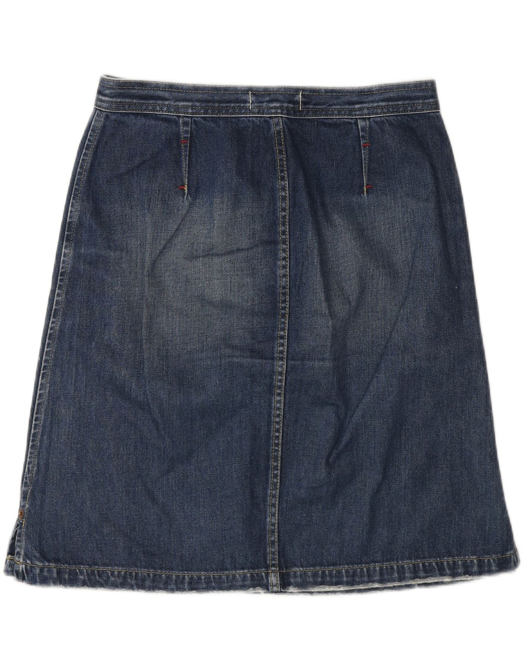 BENETTON Womens Denim Skirt W30 Mediium Blue Cotton Vintage Benetton and Second-Hand Benetton from Messina Hembry 
