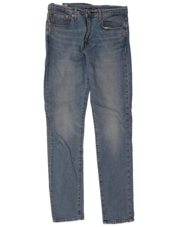 Jeans Levi's Uomo 512 Slim Fit affusolati W32 L34 Cotone Blu