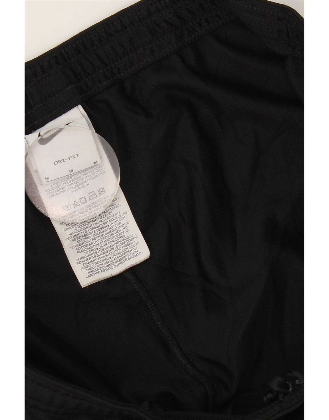Pantaloni da tuta Nike Dri Fit da uomo, poliestere nero medio