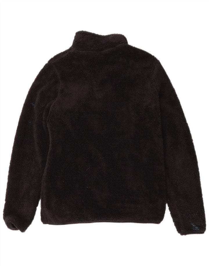 Maglione in pile da donna con collo e zip Mountain Warehouse UK 12 medio nero